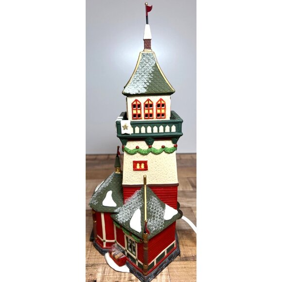 Department 56 Santas Lookout Tower North Pole Series - Picture 4 of 6